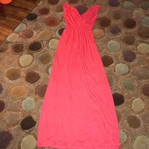 Maxi pink dress